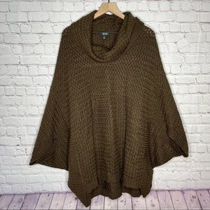 a.n.a. Cowl poncho style sweater